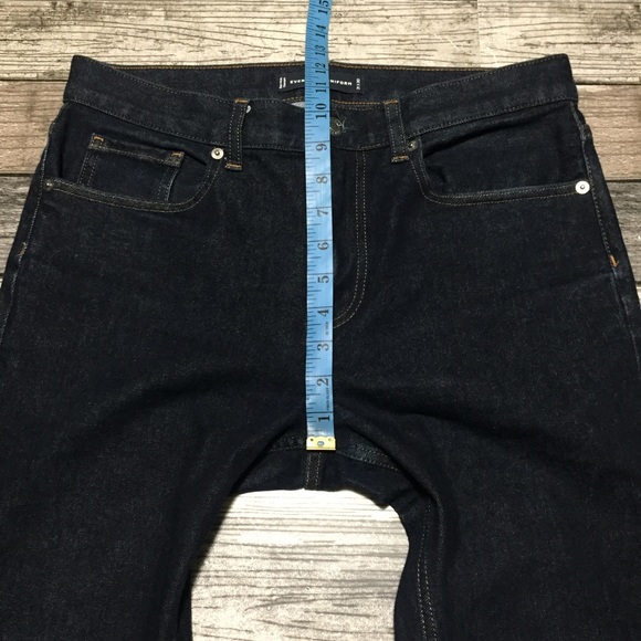 Everlane Uniform Skinny Jeans Men’s 31x30 Dark Wash Blue Indigo Stretch Organic - Picture 3 of 10